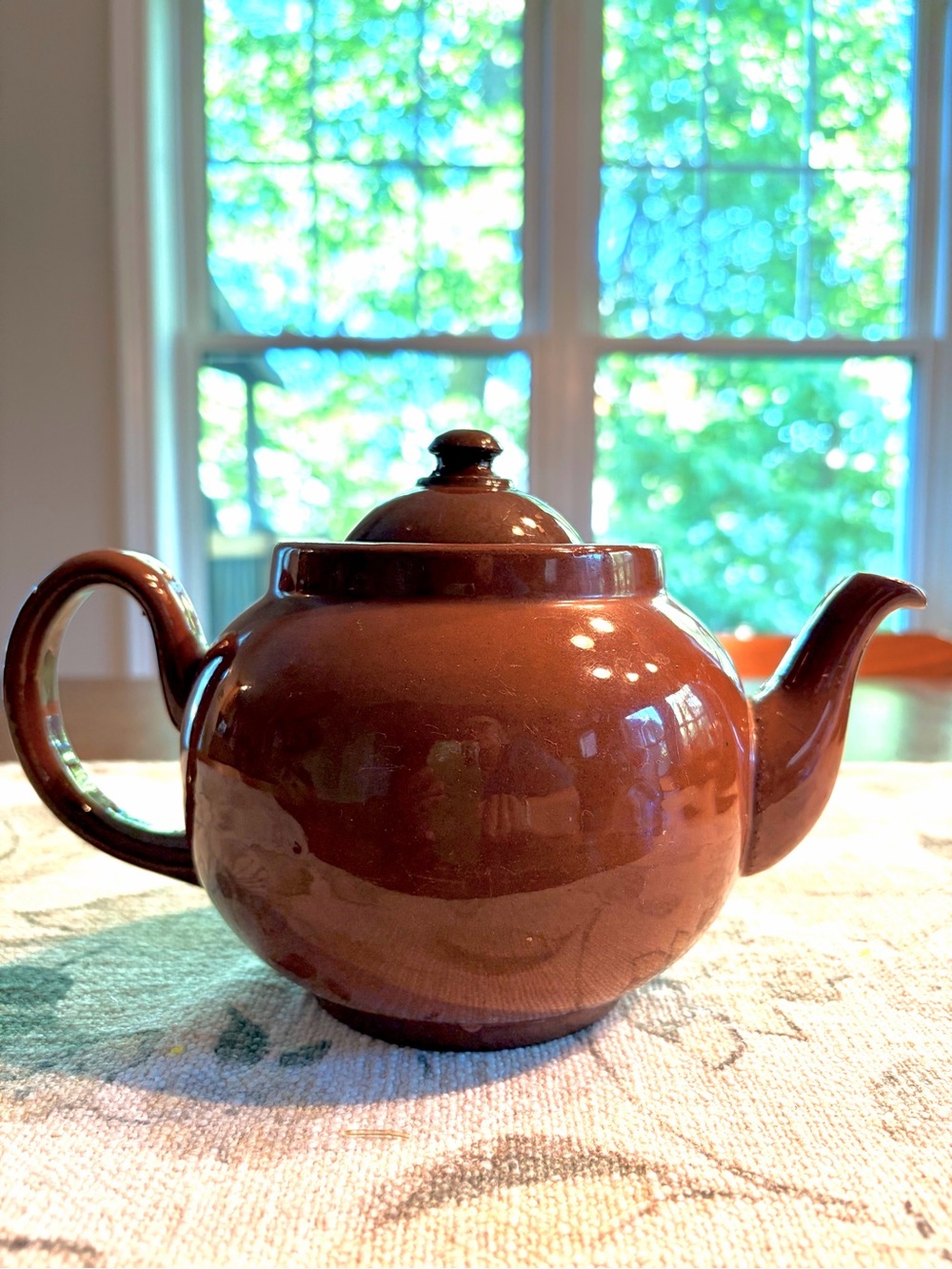 Vintage Alock, Lindley and Bloore (ALB) earthen ware teapot